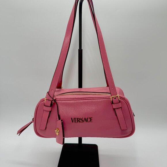 Versace Tag Calfskin Bowling Bag – New Without Tags – Worn by Sabrina Carpenter - Picture 2 of 6